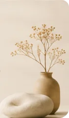 Constelaciones Familiares: jarrón con flores secas
